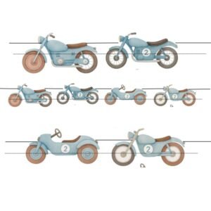 Printable Vintage Motorcycle Garland