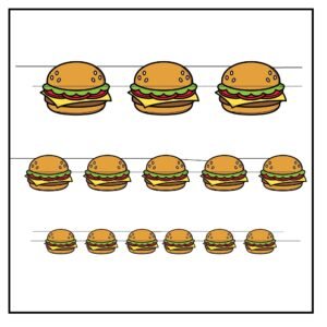 printable burger garland