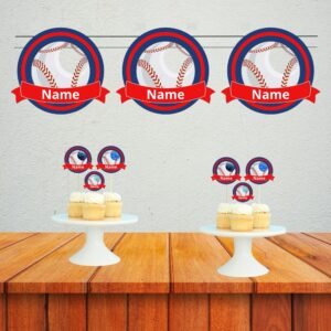 Printable baseball party set