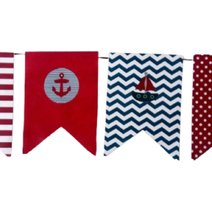 Amazing Printable Nautical Party Banner with anchor and sailboat designs
