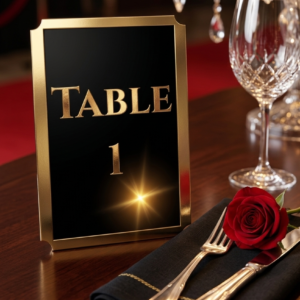 Hollywood Table Numbers