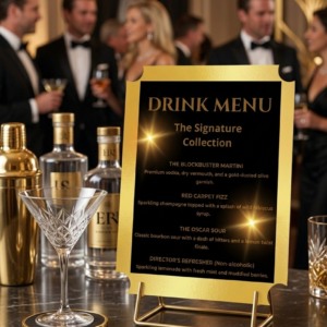 Hollywood Drink Menu