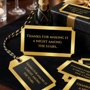 Hollywood Premiere Favor Tags