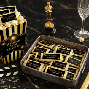 Custom Hollywood VIP Chocolate Bar Wrapper