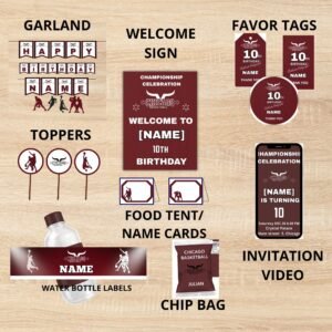 Chicago Basketball party bundle