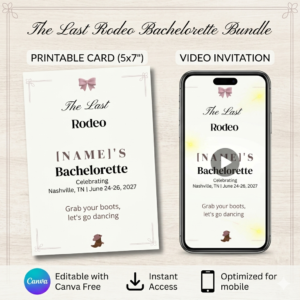 Nashville Pink Bachelorette Video Itinerary
