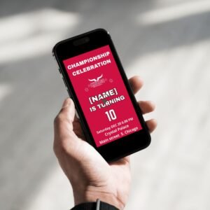 Personalized Chicago Basketball Video Invitation