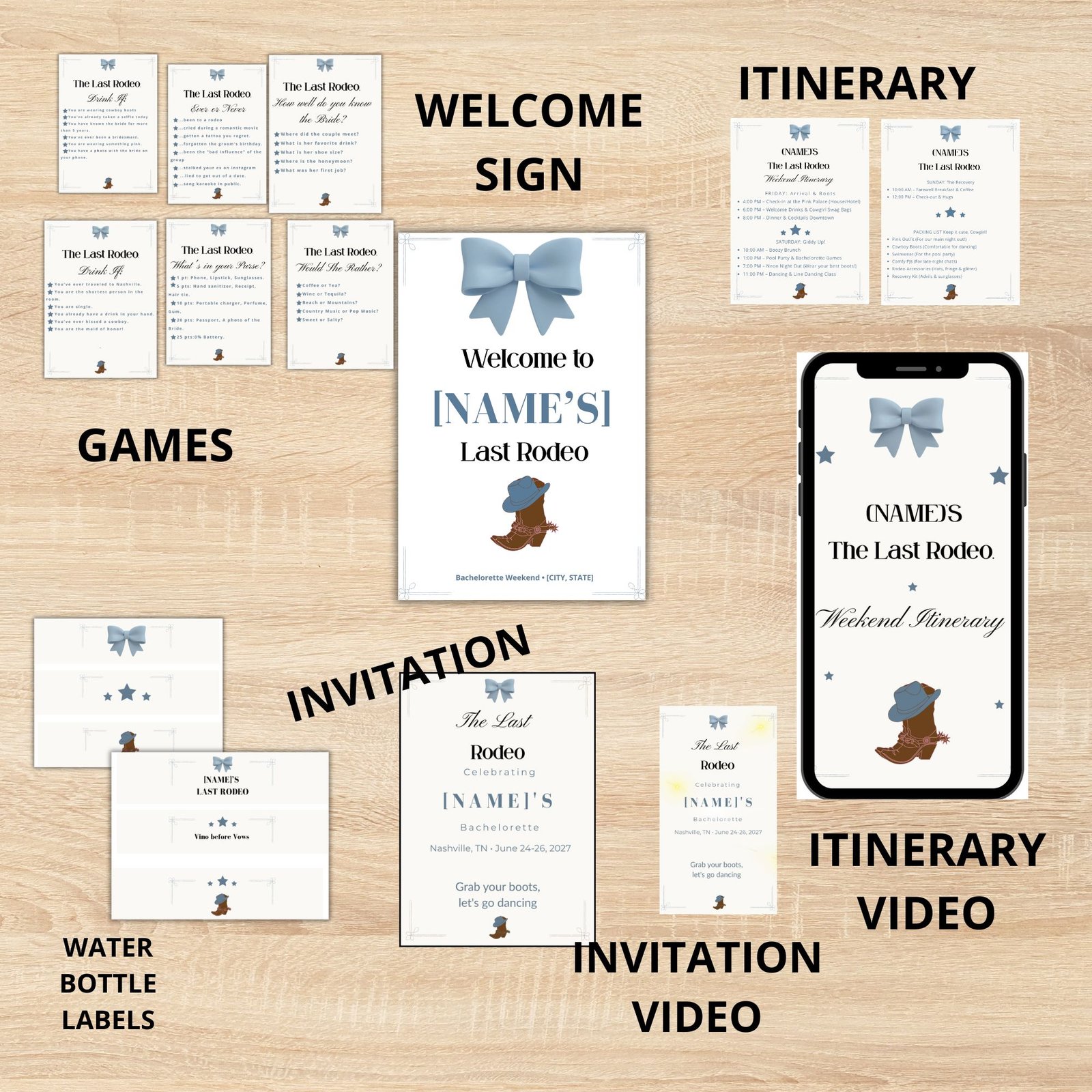 Coastal Cowgirl Bachelorette Bundle
