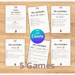 Nashville Pink Bachelorette Games