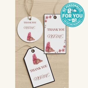 Hijab Party Favor Tags
