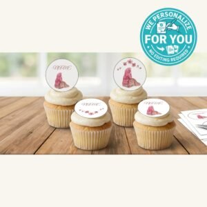 Hijab Party Cupcake Toppers